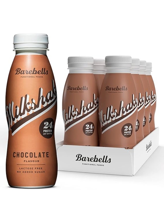 Protein Milkshake Ready to Drink - Chocolate Flavor - 330g - for High Protein Snack ( 330g x 8 )