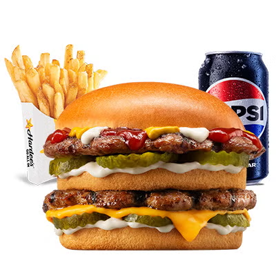 Double Hardee Beef Combo